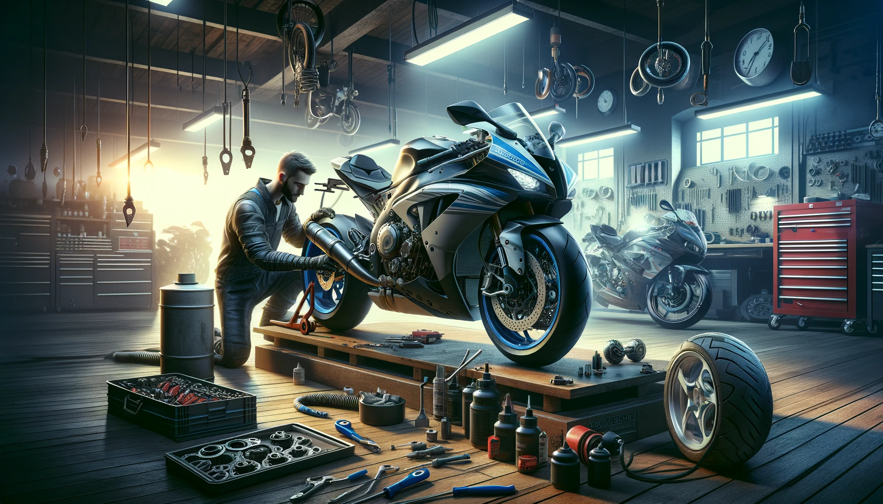 Featured image for “Jak správně připravit motorku na sezónu po uskladnění: Váš průvodce k jarnímu probuzení”